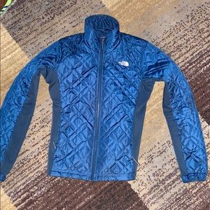 Teal north face jacket